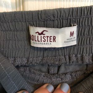Gray jogger pants